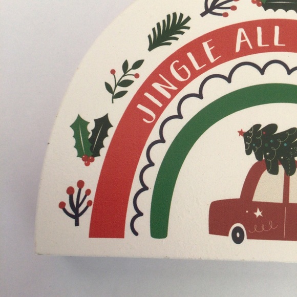 CHRISTMAS TREE WOODEN HOME DECOR SIGN - Picture 3 of 5